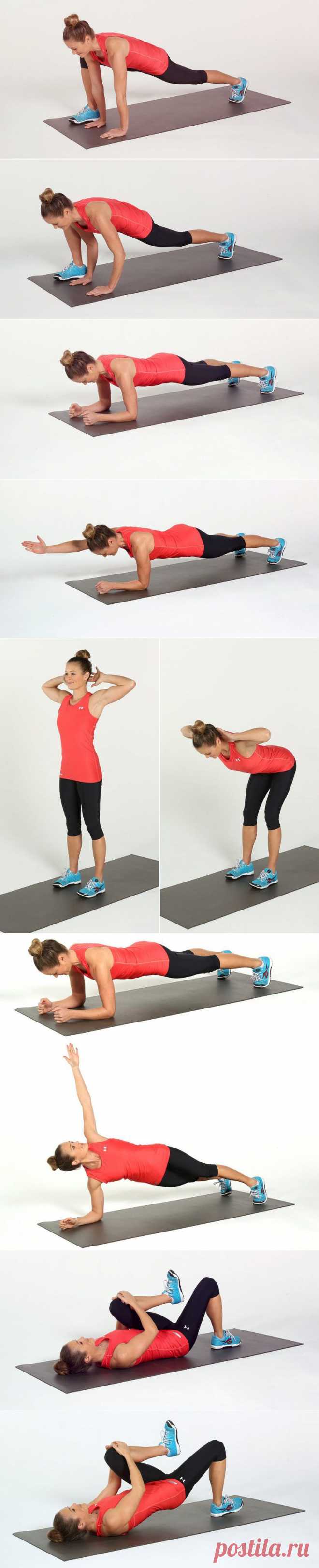 Плоский живот — эффективная домашняя тренировка / Все для женщины