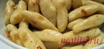 Рецепты домашней кухни: Галушки з картоплі