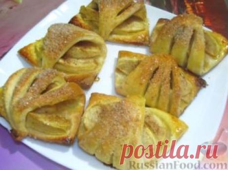 Рецепт: Творожное печенье с яблоками на RussianFood.com