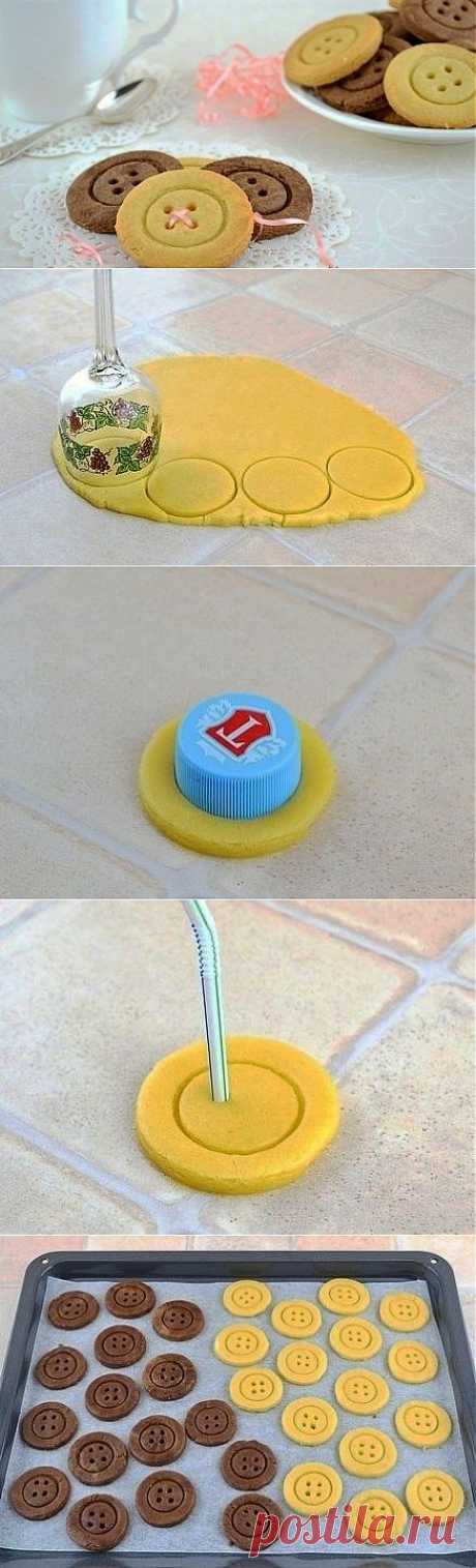 Как приготовить блюдо &quot;печенье пуговицы&quot; - рецепт, ингридиенты и фотографии | sloosh