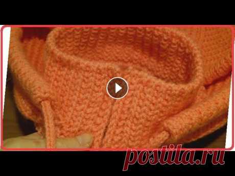 Кофта с капюшоном.  Часть 1.  Горловина. помощь каналу - help channel - QIWI +79272195053...