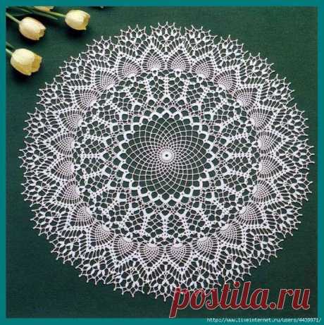 Украшение для дома-ажурная салфетка