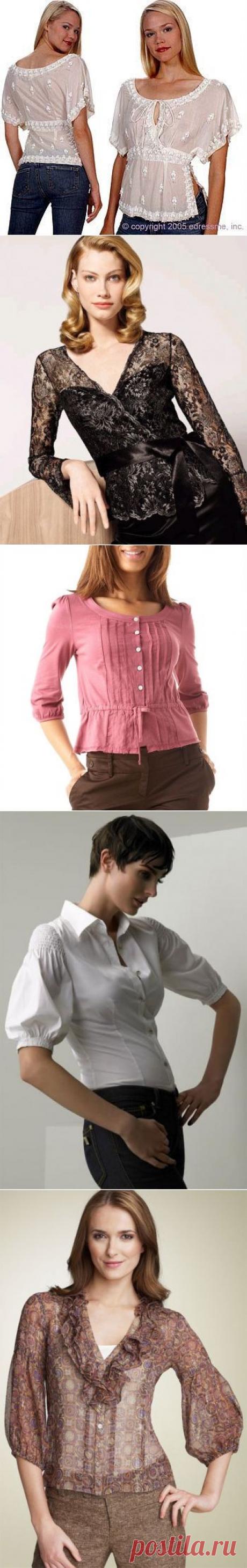 модельки блузок
