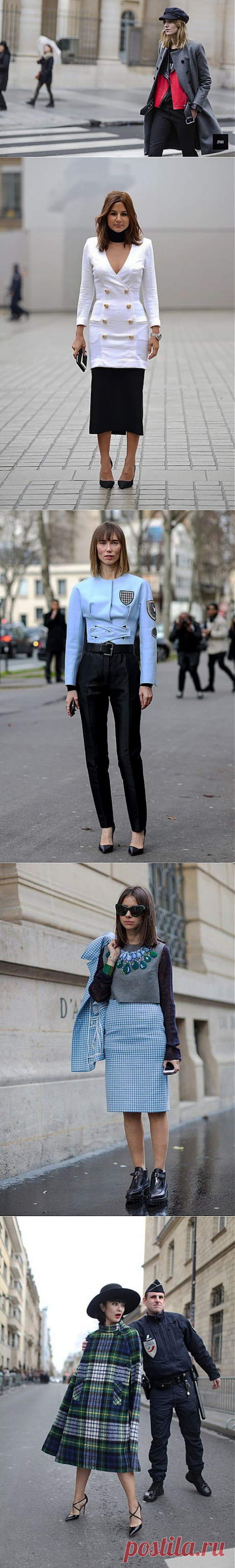 Paris FW fall 2014. Часть 3 (большая подборка) / Street Style /
