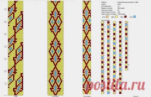 геометрия : Формат jpg : Схемы для вязаных жгутов : Файлы : jbead