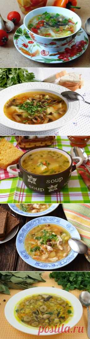 Постные супы, рецепты на овощном бульоне без мяса с пошаговым приготовлением и фотографиями.