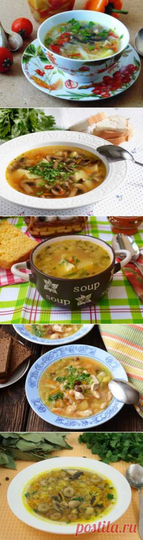 Постные супы, рецепты на овощном бульоне без мяса с пошаговым приготовлением и фотографиями.
