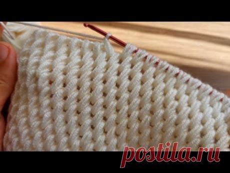 Super Easy Tunisian Knitting Model