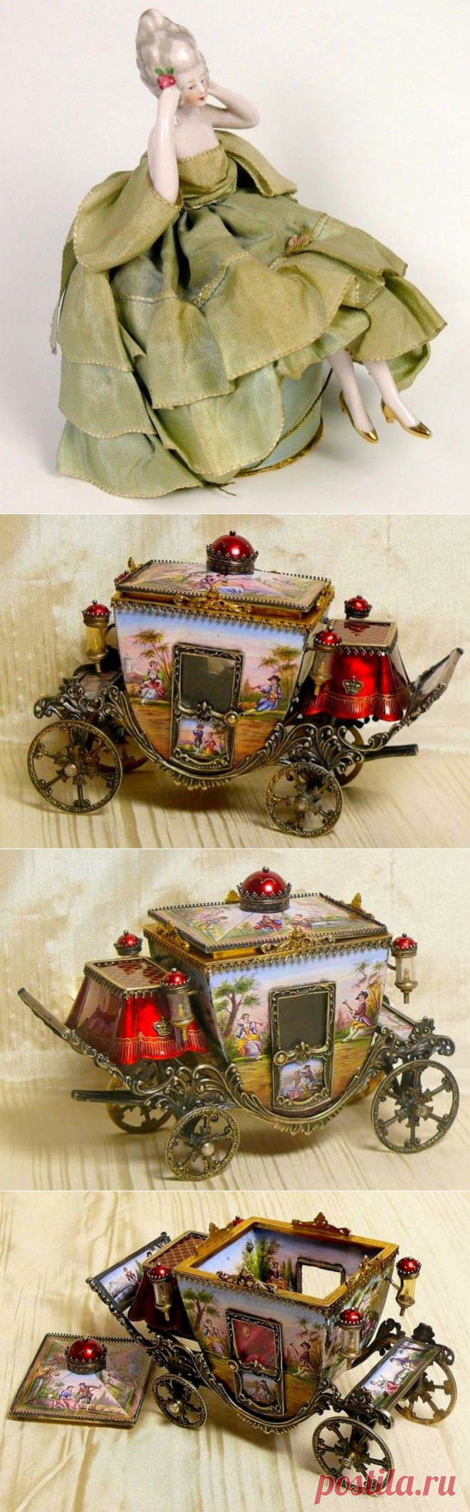 Антикварные шкатулки