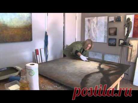 Deborah Bridges,  sculptor and encaustic painter