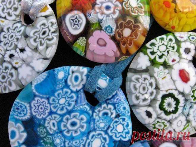 Техника миллефиори (millefiori)