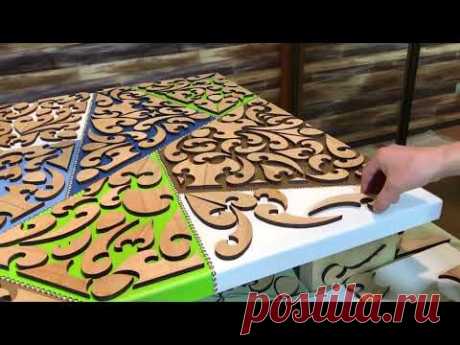 (2) We Make a Big Dining Table. Большой обеденный стол. - YouTube
