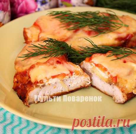 Курица по-французски в мультиварке | Мультиповаренок