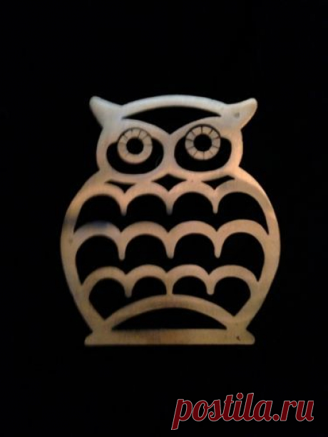 Vintage Brass or Copper Trivet Owl 8&quot; Kitchen Hot Plate Wall Decor T42 | eBay
