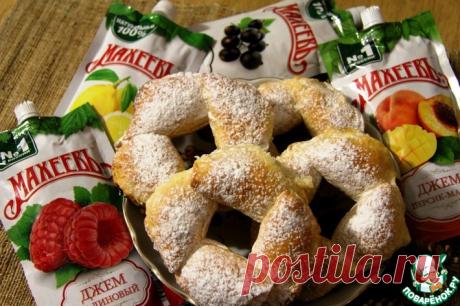 Плетеные булочки "Веночки" Кулинарный рецепт