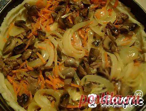Картофельный киш с печенью и грибами — Рецепт приготовления с фото — Рецепты выпечки, Пироги и пирожки