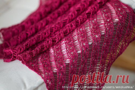 Ажурный палантин Монета