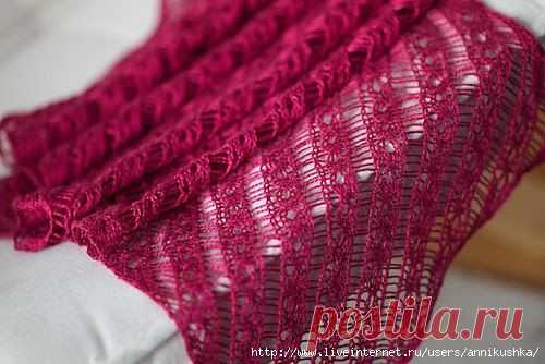 Ажурный палантин Монета