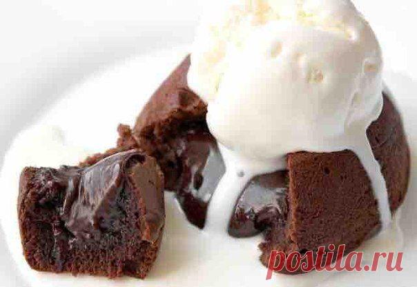 Шоколадный фондан (кексы с жидкой начинкой) - rastimul.com.ua