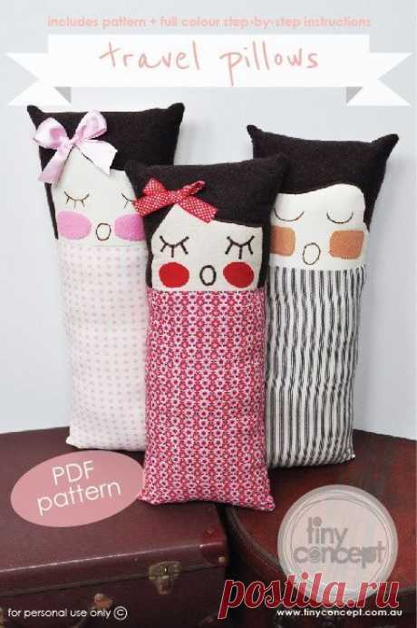 Travel Pillows PDF Pattern from Tiny Concept