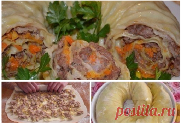 Ханум — просто объедение. Готовлю всегда сразу две порции 


Вкуснятина!









ХАНУМ- ПРОСТО ОБЪЕДЕНИЕ
Ингредиенты:
Для теста:— Яйцо — 1 шт.— Вода — 50-100 мл— Растительное масло — 1-2 ст. л.— Муки сколько возьмет тесто
 
Для начинки:— Фарш— Морковь — 2 ш…