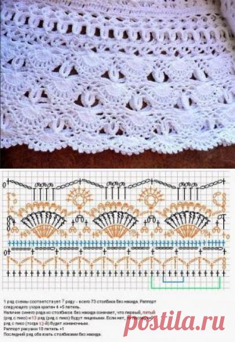 Красивый узор крючком | Все о рукоделии: схемы, мастер классы, идеи на сайте labhousehold.com
