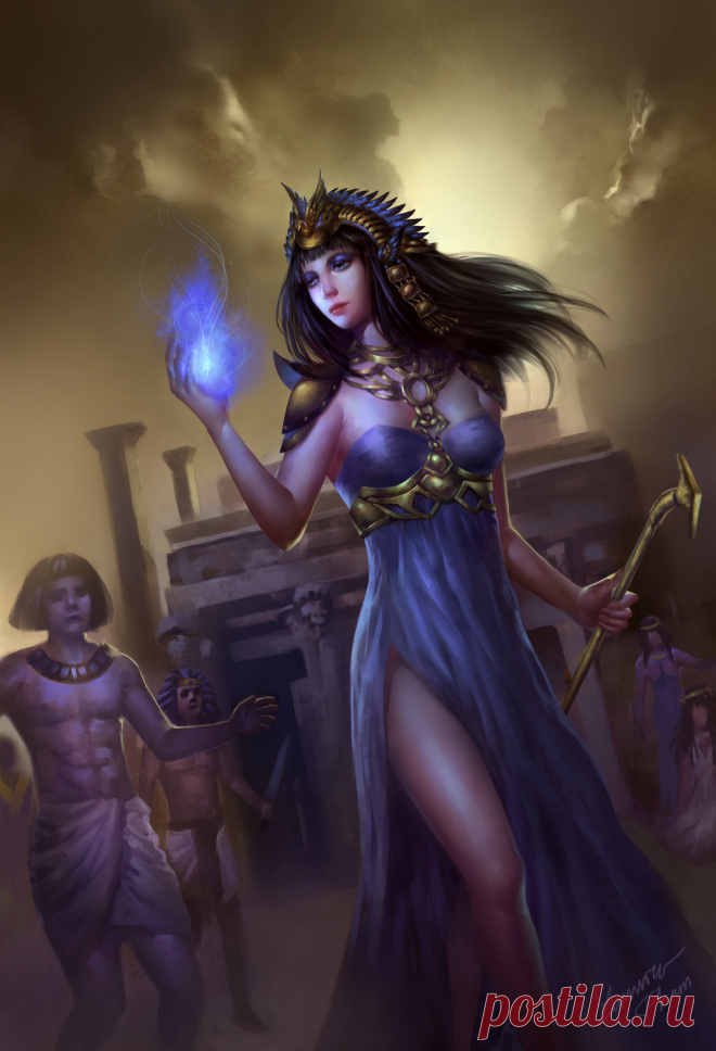ArtStation - Blue magic, Luminita Pham