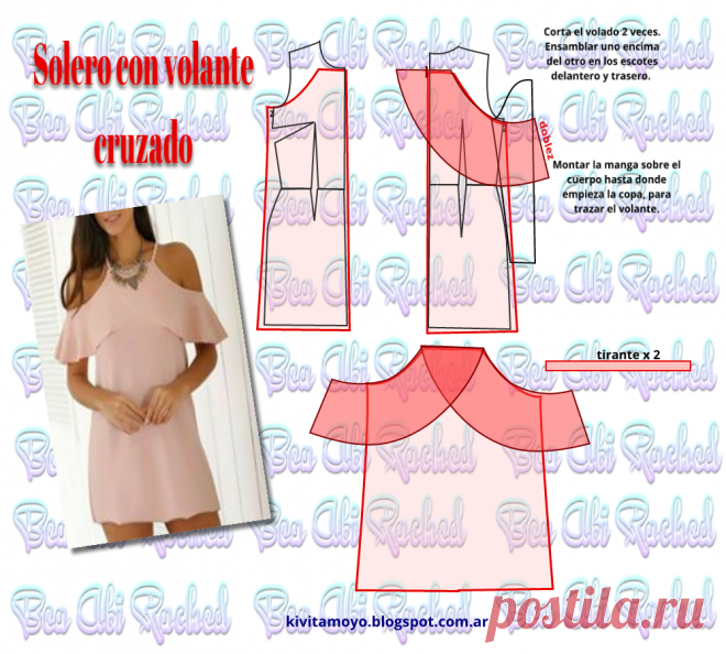 KiVita MoYo: Solero con volante cruzado.