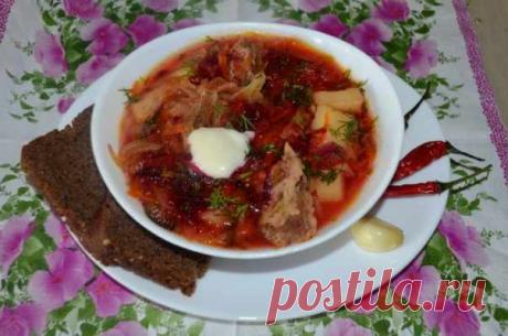 Борщ из курицы – 5 пошаговых рецептов приготовления — Домашняя кулинария