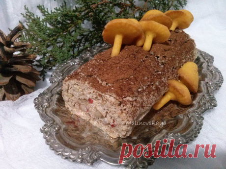 Паштет из яиц и грецких орехов с маслятами!