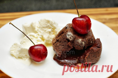 Шоколадный фондан » Топтуха: Авторские рецепты