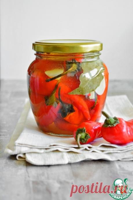 Маринованный острый перец с медом – кулинарный рецепт