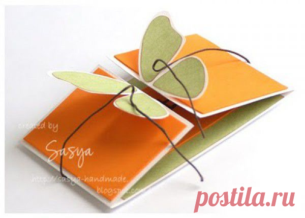 Поделки к 8 марта: Мастерим открытку-бабочку за 10 минут - Мастер-классы по ремонту и декору - Дом - IVONA - bigmir)net - IVONA