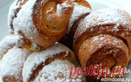 Творожные рогалики | Кулинарные рецепты от «Едим дома!»
