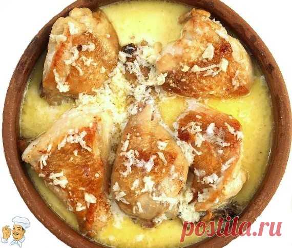 Шкмерули (Shkmeruli ) — курица по-грузински на кеци - Клуб поваров