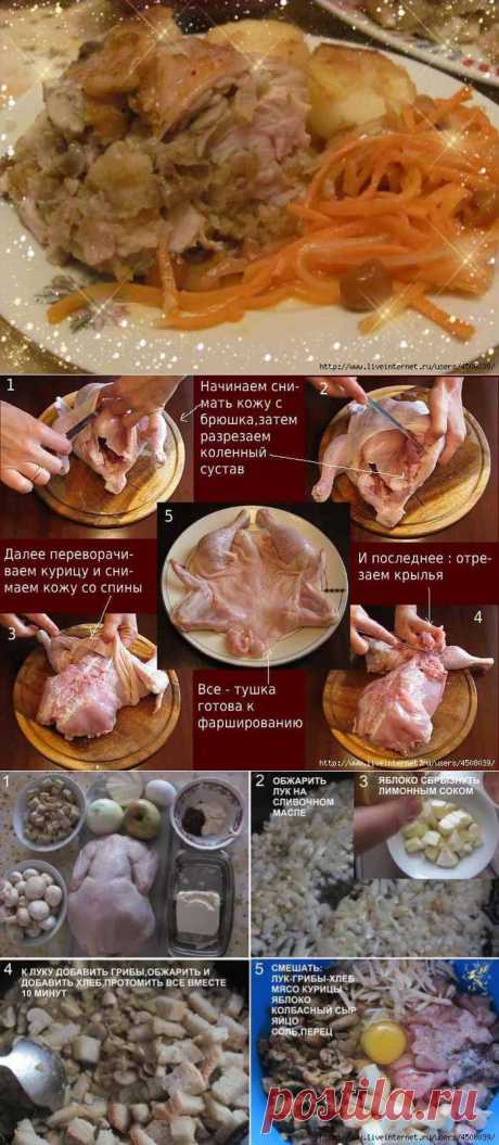 Галантин с шампиньонами