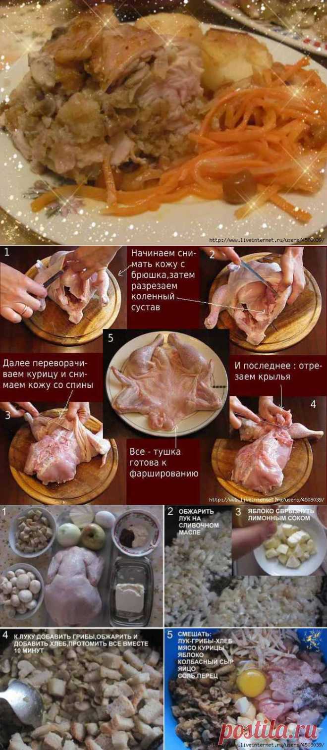 Галантин с шампиньонами