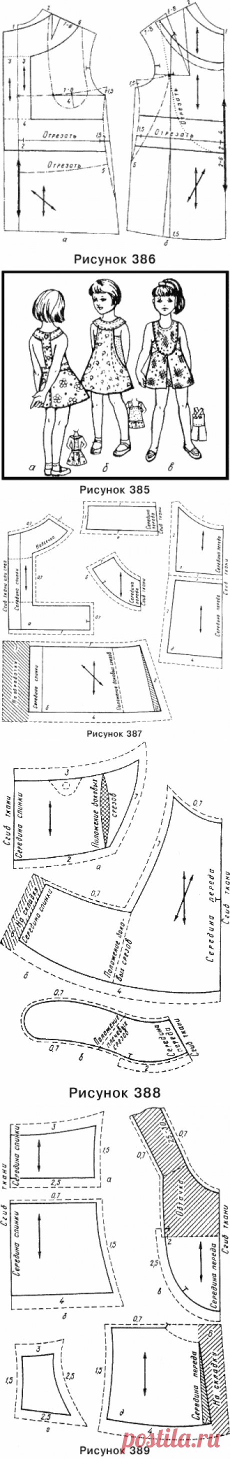 Детские Сарафаны-фартуки