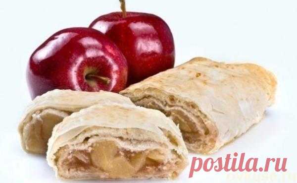 Лаваш с яблоком и творогом - Простые рецепты Овкусе.ру