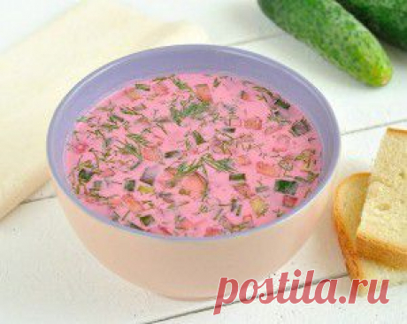 Холодный свекольный суп - Простые рецепты Овкусе.ру