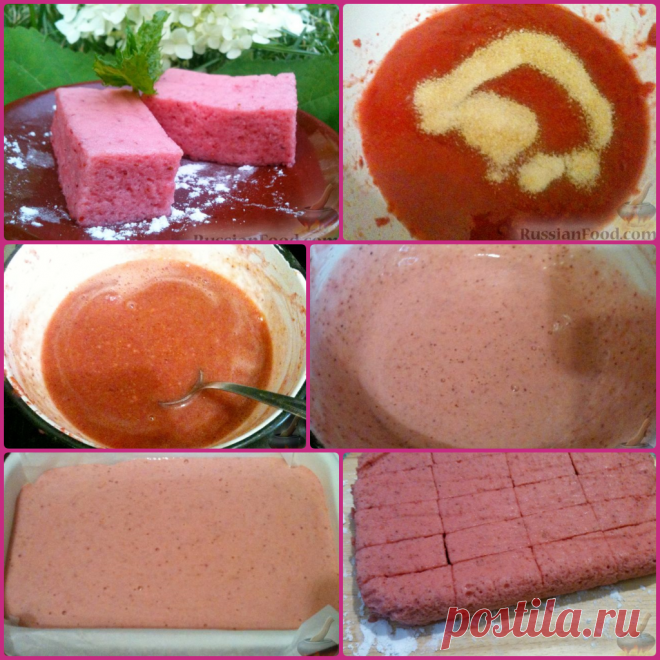 Десерт "Клубничные облака"


Клубника (свежая или замороженная) - 200-250 г
Сахар - 150 г
Желатин быстрорастворимый - 15 г
Сахарная пудра - 1-2 ст. ложки