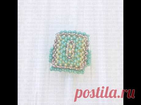 ▶ Right Angle Weave tutorial: How to make a bead ring (RAW) | Beading Tutorial - YouTube