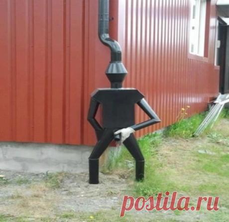 Необычные и прикольные водостоки