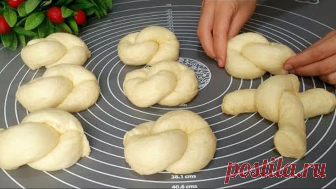 Гениально и Просто!Супер Красивая Формовка Вы Согласны! Как Красиво Приготовить Булочки!Mazzali