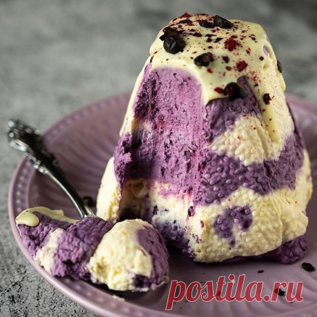 Рецепт Заварная пасха черника-лимон