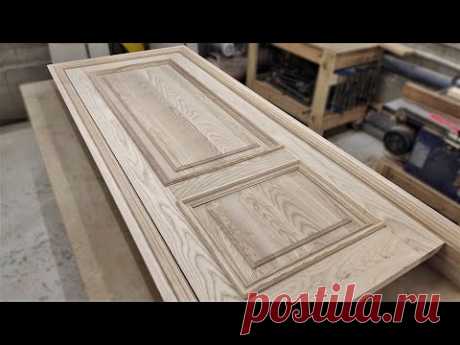 ДВЕРИ из массива ясеня - Door of Solid Wood  나무로 만든 문