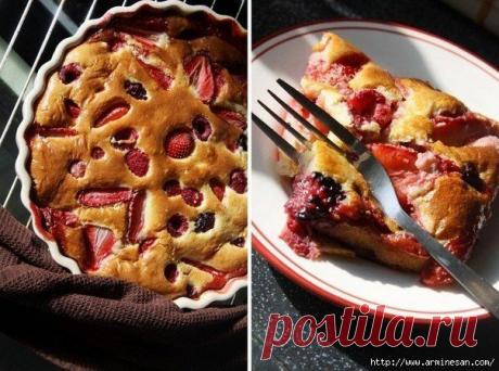 Ягодное клафути