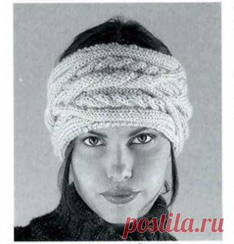 Вязание повязки на голову спицами. Без перевода. / Обсуждение на LiveInternet - Российский Сервис Онлайн-Дневников
