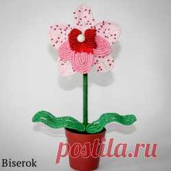 Цветы из бисера