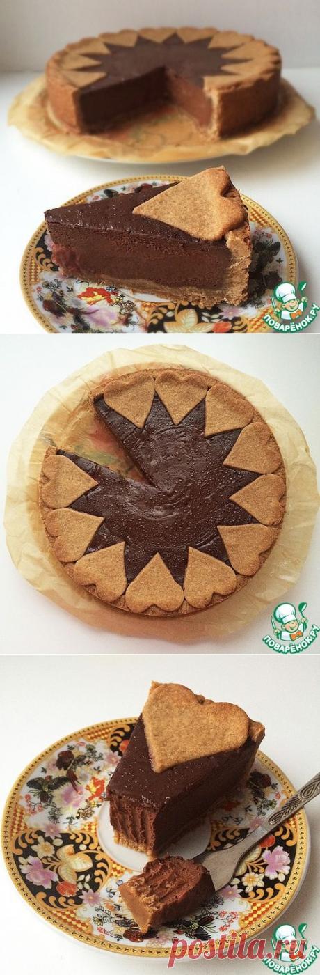Шоколадный пирог с шоколадным крем-муссом - кулинарный рецепт